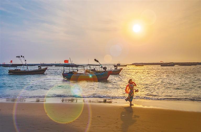 海边晚霞