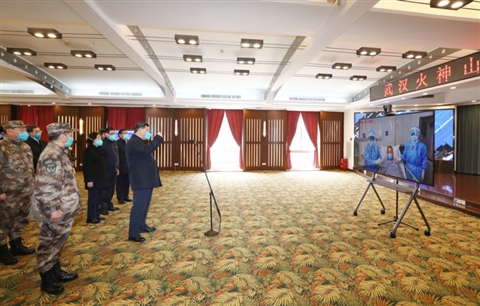 毫不放松抓紧抓实抓细各项防控工作　坚　决　打　赢　湖　北　保　卫　战　武　汉　保　卫　战
