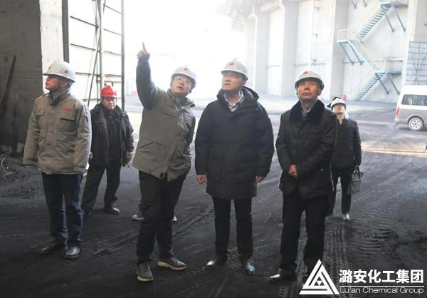 刘俊义到储配煤中心项目专题调研