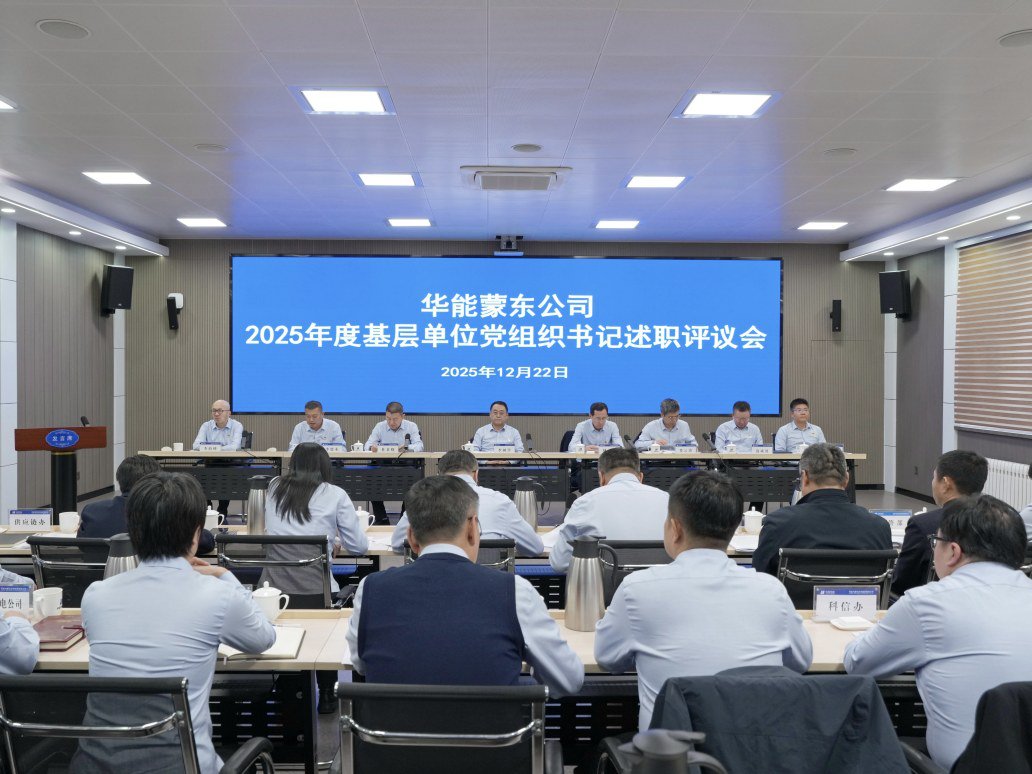 公司召开2025年度基层单位党委书记述职评议会