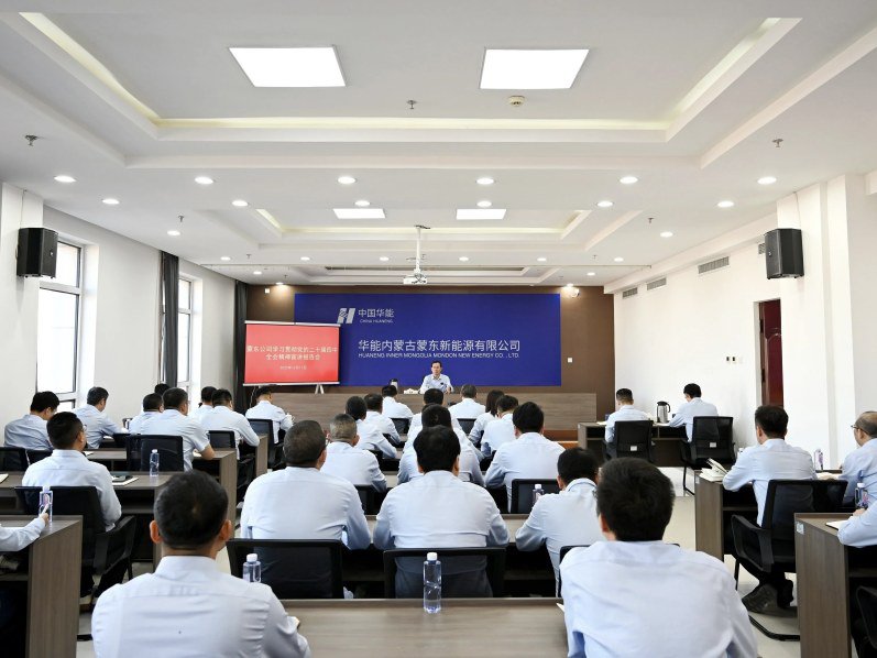 林兆灵到蒙东新能源公司宣讲党的二十届四中全会精神