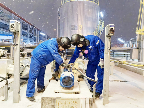 昼化夜冻！公司各单位持续强化冬防工作